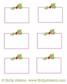 christmas name tag