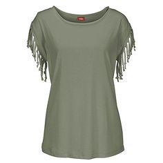 Cosonsen Womens Tassel Short Sleeve Round Neck T-Shirt Top Casual Summer Tee