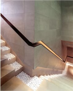 In The Case Of This Staircase It S Actually The Recessed Lighting And The Handrail Design In The Case Of This Staircase It S Actually The Recessed Lighting And The Handrail Design
