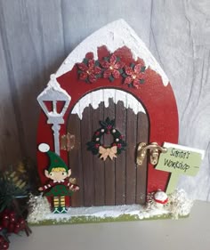 18.5cm Tall ~ MAGICAL WOODLAND FAERIE OPENING DOORS ~ FAIRY SECRET DOOR