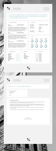 Creative Resume Template for Word Pages 1, 2 and 3 Page Resume - awesome resume templates Creative Resume Template for Word Pages 1, 2 and 3 Page Resume - awesome resume templates