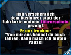 Busfahrer flirten