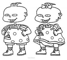 printable rugrats coloring pages for kids cool2bkids coloring