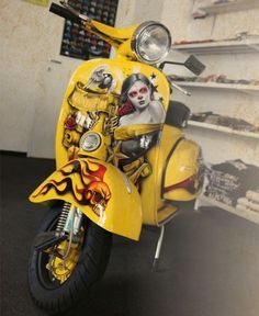 76+ Gambar Vespa Airbrush 76+ Gambar Vespa Airbrush