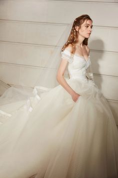 Elie Saab Wedding Dress Half Shoulder