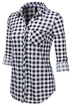 Winwinus Mens Plaid Oversize Britain Turn Down Collar Tees Shirt Winwinus Mens Plaid Oversize Britain Turn Down Collar Tees Shirt