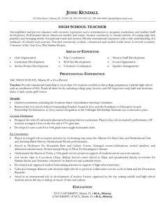 high school counselor resumes