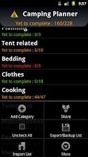 camping trip planner