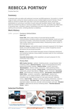freelance writereditor resume example freelanceeditor