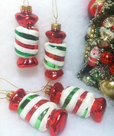 peppermint candy christmas tree ornaments mica red green white glass - Peppermint Candy Christmas Ornaments peppermint candy christmas tree ornaments mica red green white glass - Peppermint Candy Christmas Ornaments