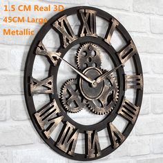 Gear Wall Decor 58cm oversized large decorative vintage retro art luxury gears Gear Wall Decor 58cm oversized large decorative vintage retro art luxury gears