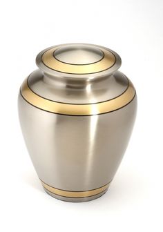 Pewter Urns UK 10-inch Brass Cremation Urn Adult Gloucester