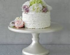 Gold Cake Stand 16 Wedding Pedestal Wedding Cake Stand Cupcake Pedestal Ivory Pearl Vintage Rustic Decor By E Featured In Martha Weddings