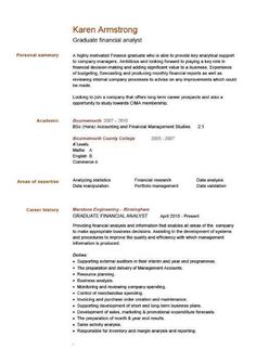 Curriculum Vitae English Example Pdf Free Cv Template 