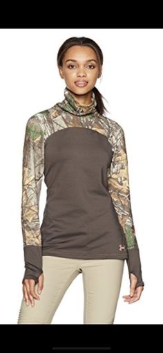 Under Armour Mens Small Threadborne Early Season Crew S//S Hunting Tee Shirt $40