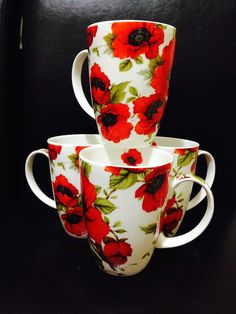 Green Dots /& Spots Mugs Set of 2 Bone China Balmoral Green Mugs Decorated in UK