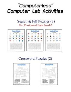 Computer Worksheets Printables | Lesson Plans : Printable ...