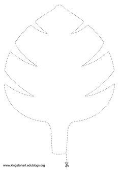 leaf coloring pages school pinterest leaves template and craft