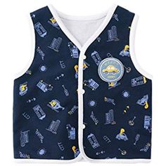 pureborn Baby Girls Boys Waistcoat Sleeveless Cotton Lightweight Vests 0-4 Years