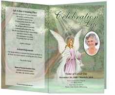 214 best creative memorials with funeral program templates images