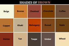 83 best brown swatches