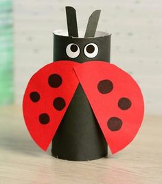 Toilet Paper Roll Ladybug Craft Toilet Paper Roll Ladybug Craft