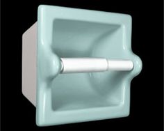 Project Source Seton White Recessed Spring Loaded Toilet Paper Ceramic Toilet Tissue Holder By Hcp Industries