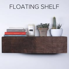 Floating Shelf // #home #storage #decor #shelf Home Improvement, Bedroom, Dining Room, Hidden Shelf, Hidden Storage, Dining Room Storage, Diy Shelves