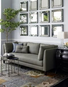 Living Room Mirrors adding multiple little mirrors instead of one large mirror adds Living Room Mirrors adding multiple little mirrors instead of one large mirror adds