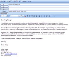 sample cover letter format
