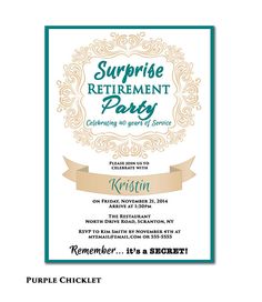 retirement party invitations templates print your own retirement