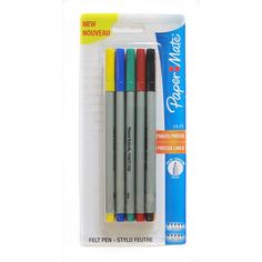 30 Felt Tip Pens Fine Fibre Tipped Drawing Markers Colouring Art School 10,20