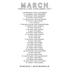 March Photo Challenge 2016 | PHy challenges | Pinterest | March ... March Photo Challenge 2016 | PHy challenges | Pinterest | March ...