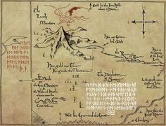 got a full size copy of this map with the book the hobbit chronicles art design