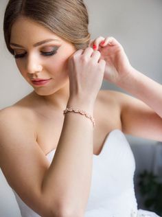 Fashion bras Cristal Bracelets Floral Mariage Cheville mariage fiançailles bijoux