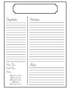 479 Least difficult Sbook Totally free Printable Recipe Playing cards shots within picture regarding Free Printable Recipe Pages titled 479 Most straightforward Sbook Cost-free Printable Recipe Playing cards photographs inside