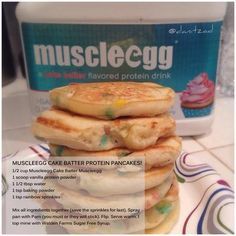 Muscle Egg Cake Batter Pancakes Muscle Egg Cake Batter Pancakes