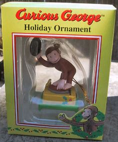 84 best hallmark christmas ornaments images on pinterest hallmark curious george christmas ornament