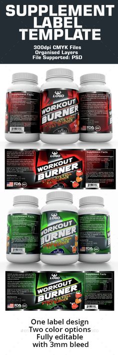 Supplement Label Template Vol-09 Label templates, Print templates - abel templates psd Supplement Label Template Vol-09 Label templates, Print templates - abel templates psd