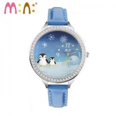 19 mejores imágenes de Relojes Mini M:n: | Reloj originales Relojes elegantes para mujer adies vestido pingüinos dibujo