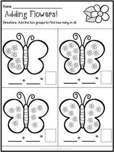Spring Math And Literacy Worksheets Free Kindergarten ClassroomTeaching