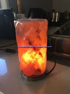 Desk or Office Hand Crafted Direct from Our Mine in the Himalayas TEARDROP Himalayan Pink Salt MINI USB LAMP for Laptop multi-colour