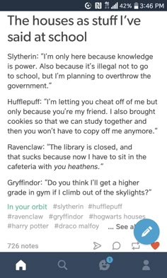 Even Though Im A Proud Ravenclaw I Relate So Much To The Slytherin
