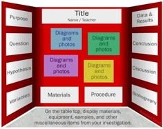 example display board for science fair or science project science examples of poster board projects