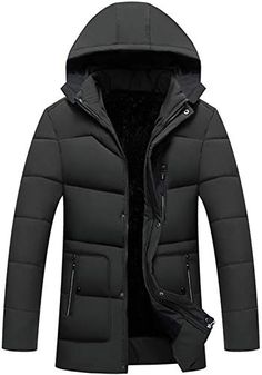 Allywit-Mens M-5XL Coat Padded Cotton Vest Warm Hooded Puffer Thick Vest Jacket Top Plus Size Allywit-Mens M-5XL Coat Padded Cotton Vest Warm Hooded Puffer Thick Vest Jacket Top Plus Size