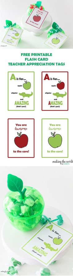 Teacher Gift best teacher award wooden apple