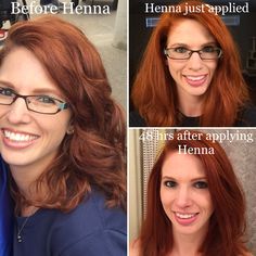 The Before And After Having Left Lush Caca Rouge In My Hair For 12 Henna Hair Before And After Pics Plus 48 Hours To Show Oxidization Change