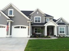 13 Best Gray Exterior Homes Images Backyard Dovetail Gray Sw White Dove Bm Exterior Paint Colors Gris