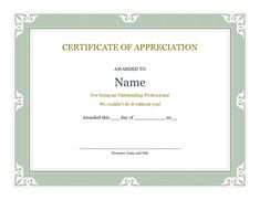 volunteer appreciation certificate template