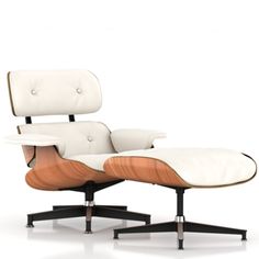 eames lounge chair white ash by herman miller home pinterest